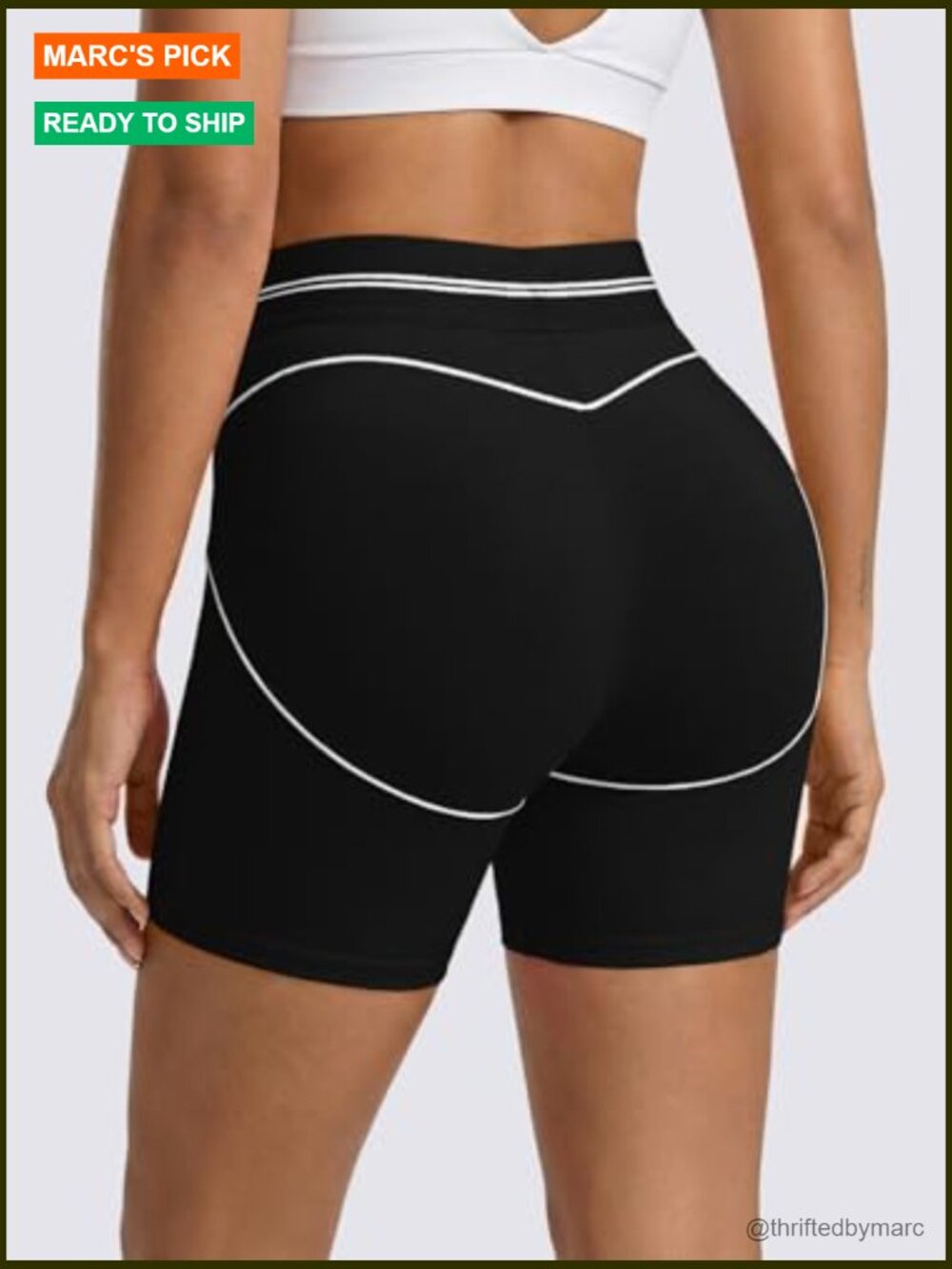 Buttery Soft High Waisted Biker Shorts 6" - Workout Yoga Gym Athletic - Picture 5 of 7